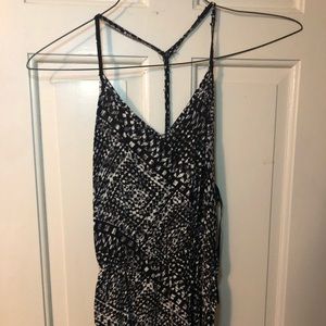 Black and White Romper